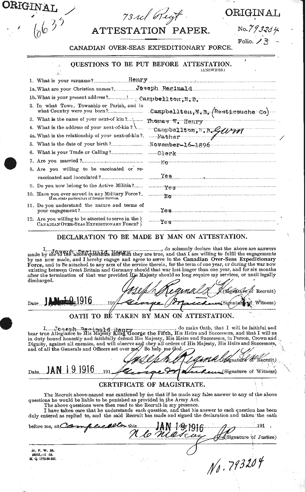 Personnel Records of the First World War - CEF 387649a