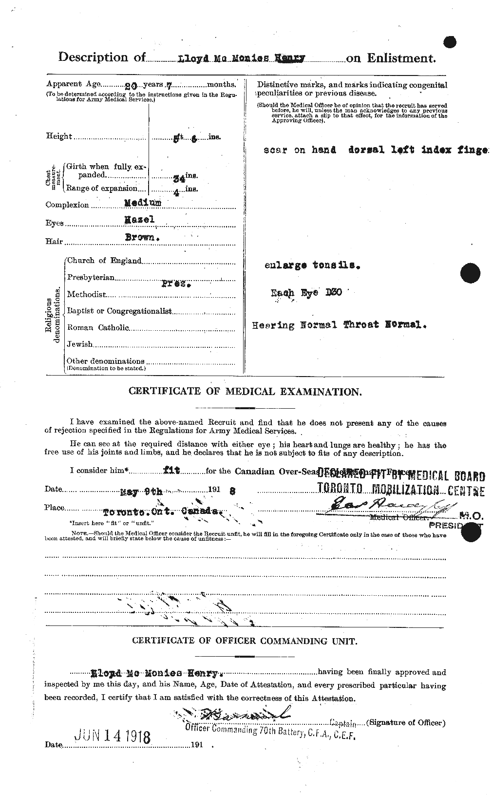 Personnel Records of the First World War - CEF 387657b