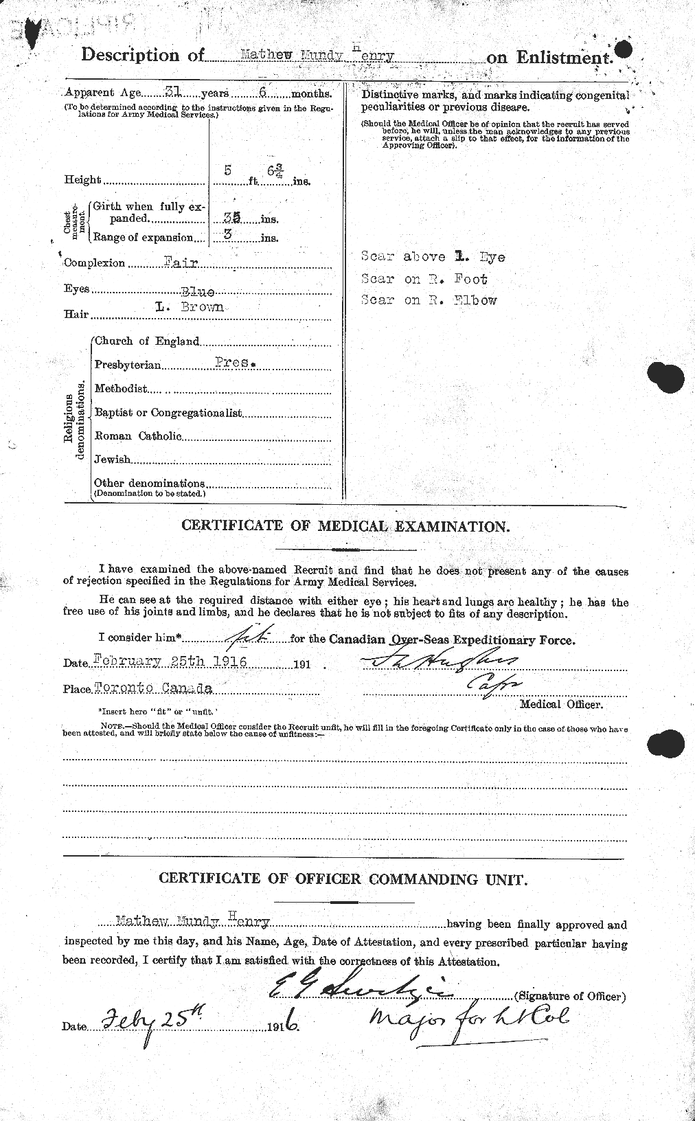 Personnel Records of the First World War - CEF 387664b