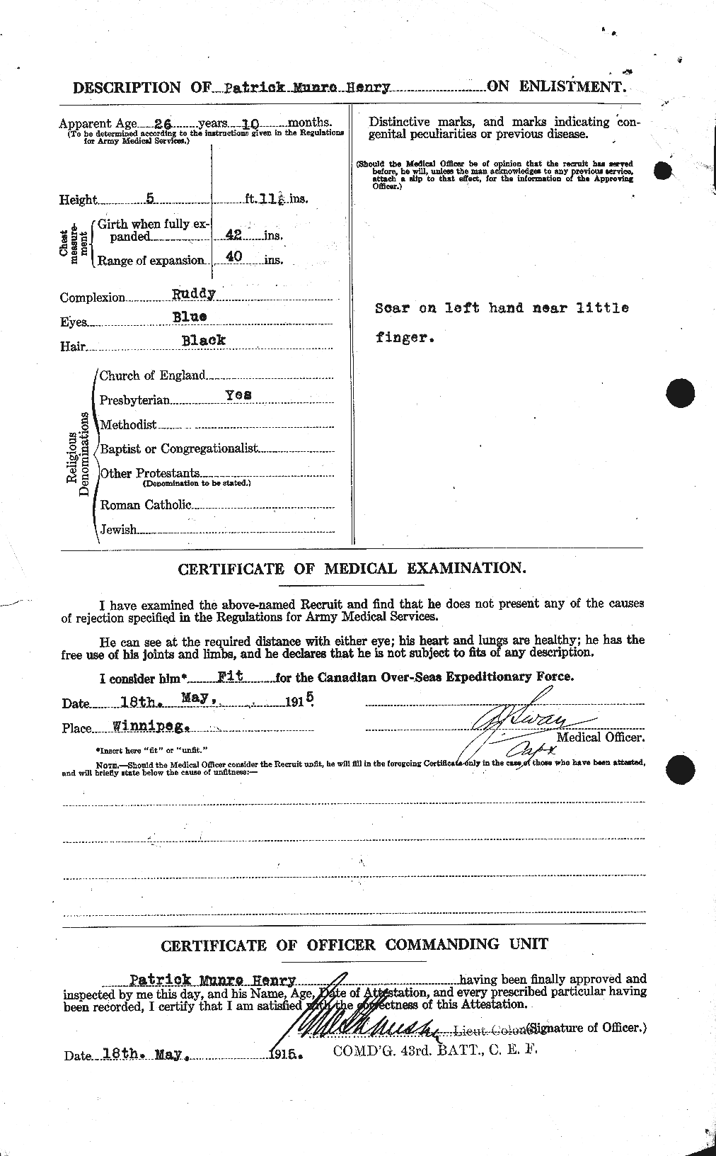 Personnel Records of the First World War - CEF 387679b