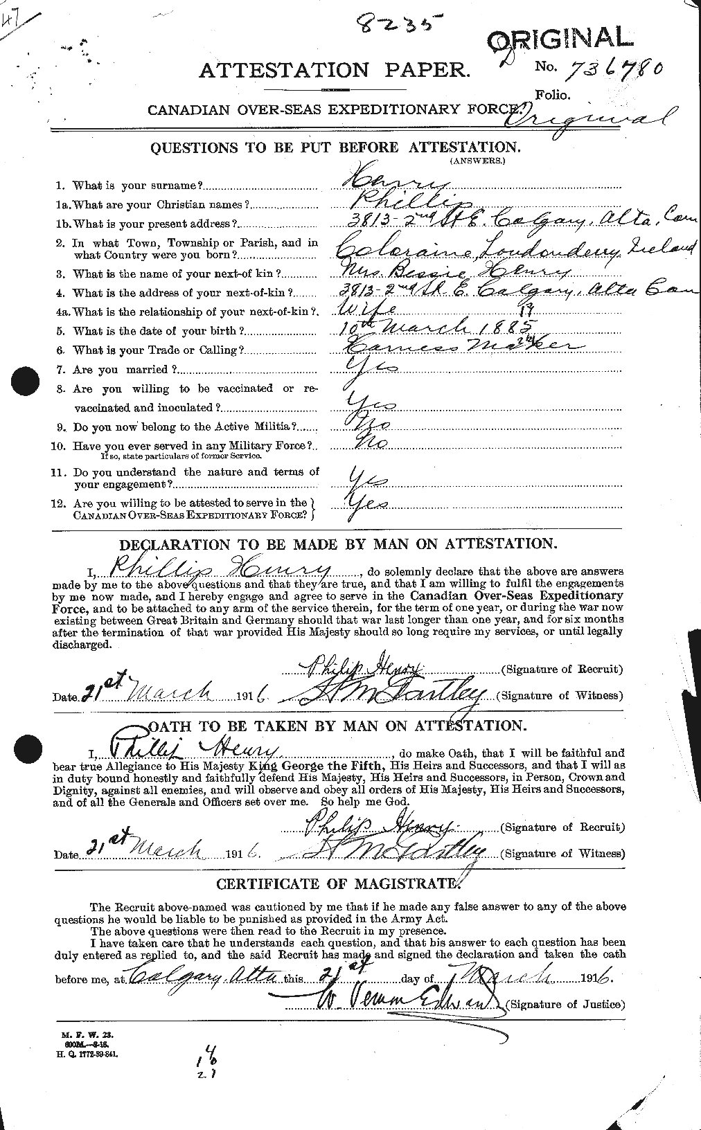 Personnel Records of the First World War - CEF 387689a