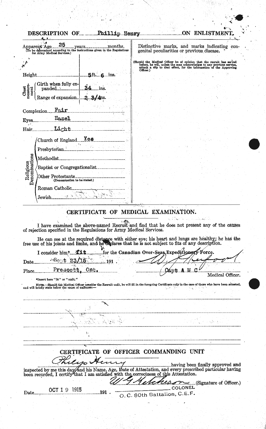 Personnel Records of the First World War - CEF 387690b