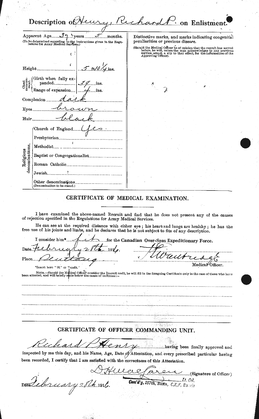 Personnel Records of the First World War - CEF 387698b