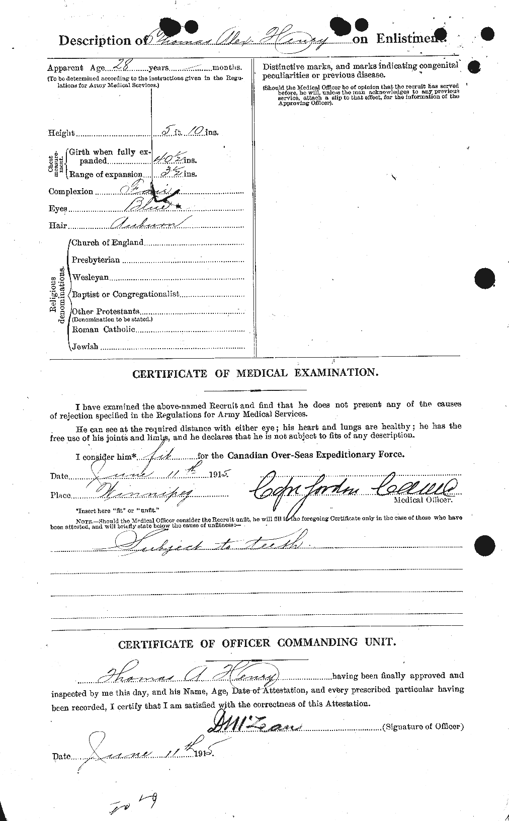 Personnel Records of the First World War - CEF 387733b