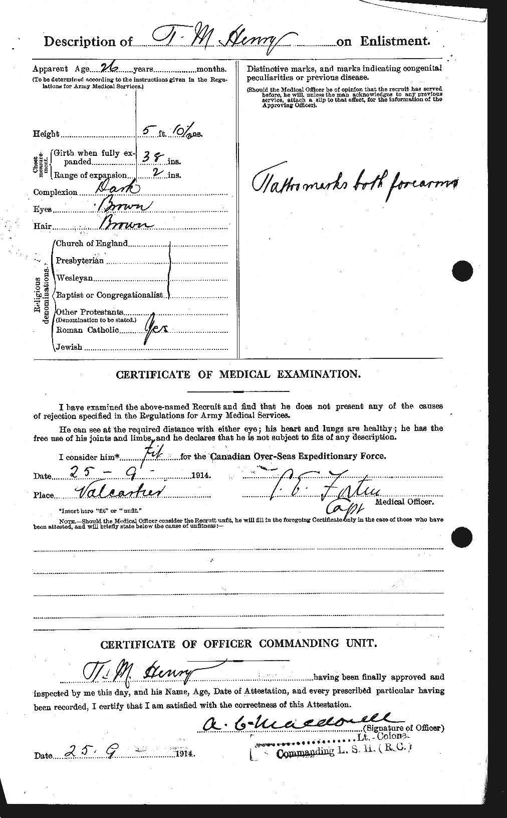 Personnel Records of the First World War - CEF 387739b