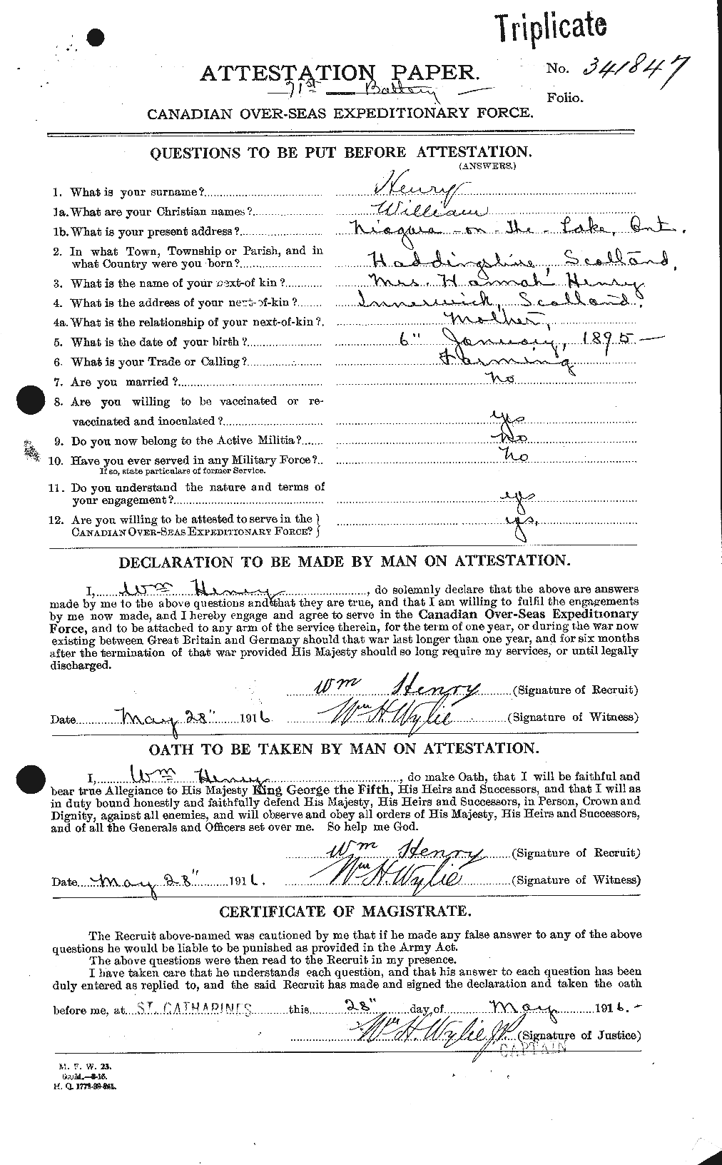 Personnel Records of the First World War - CEF 387746a
