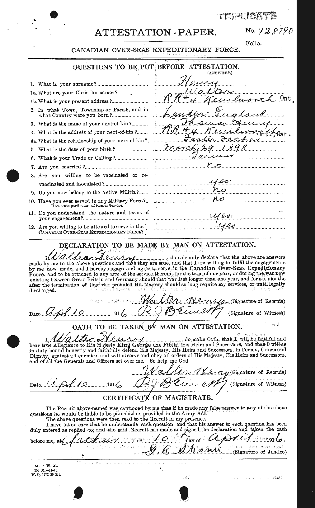 Personnel Records of the First World War - CEF 387750a
