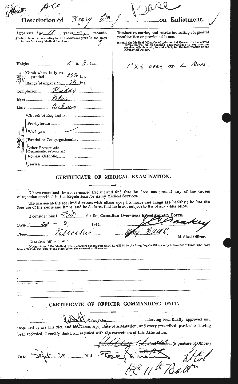 Personnel Records of the First World War - CEF 387781b