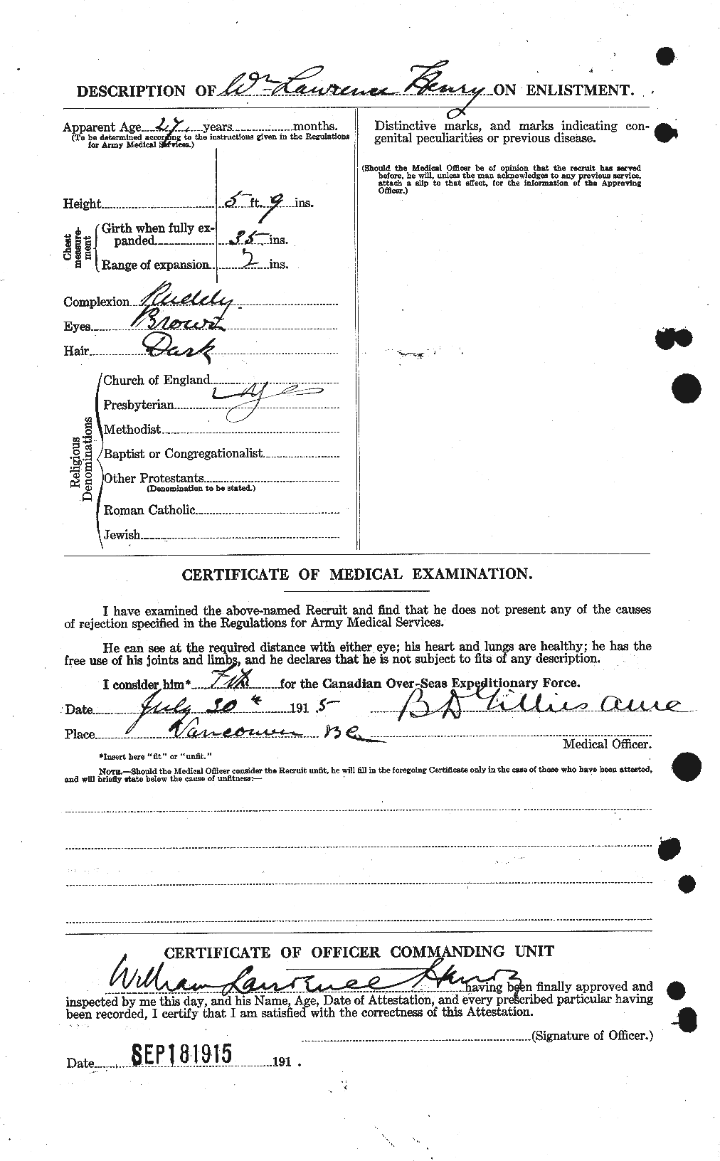 Personnel Records of the First World War - CEF 387789b