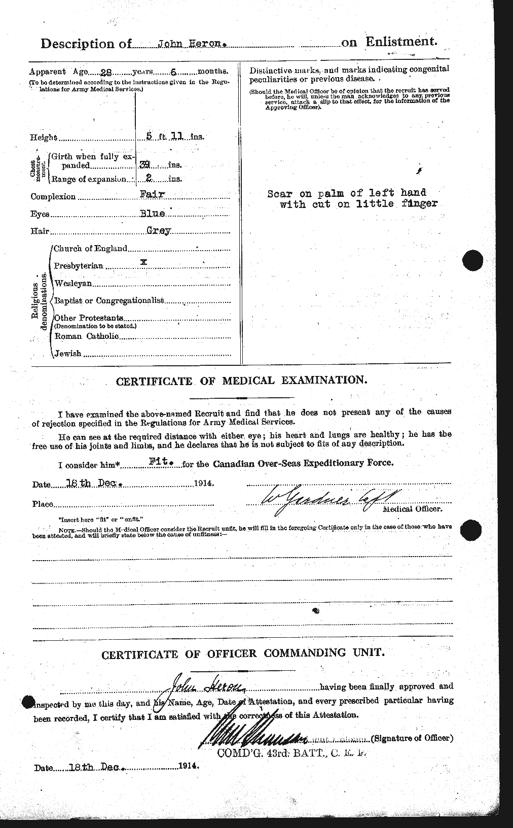 Personnel Records of the First World War - CEF 388474b