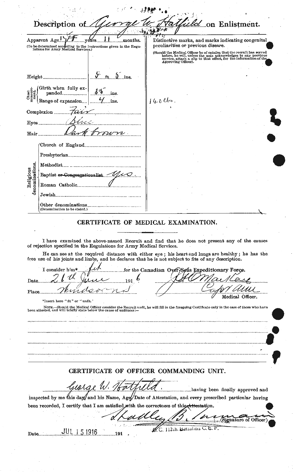 Personnel Records of the First World War - CEF 388799b