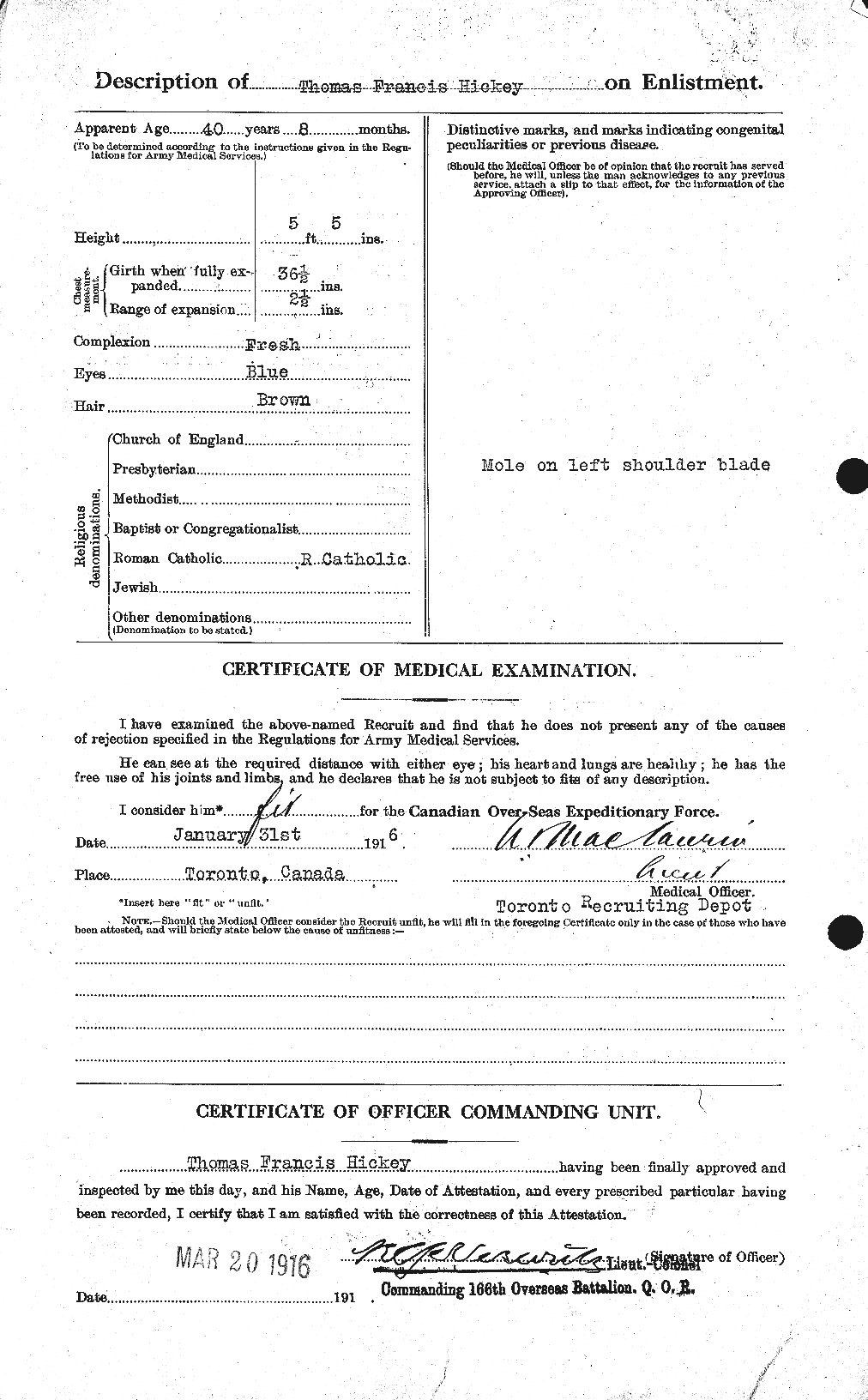 Personnel Records of the First World War - CEF 388925b