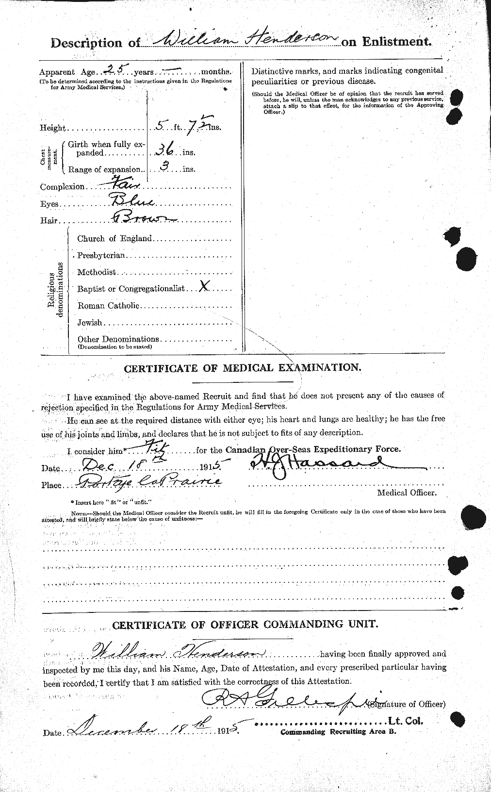 Personnel Records of the First World War - CEF 388991b