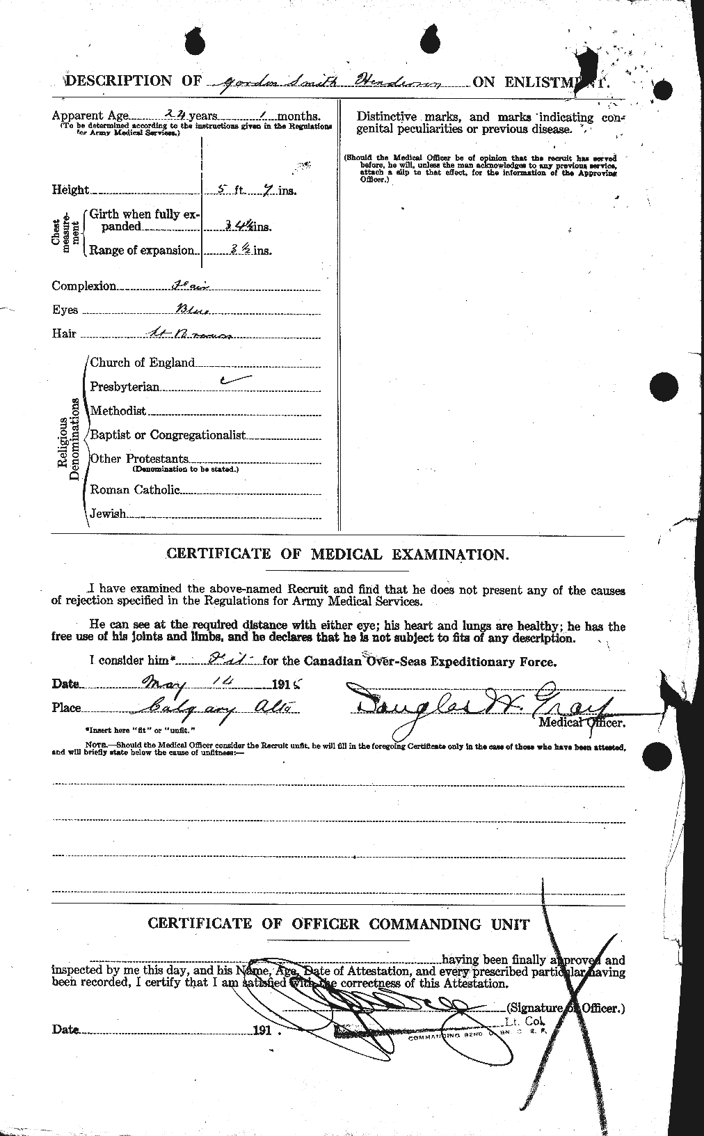 Personnel Records of the First World War - CEF 390276b