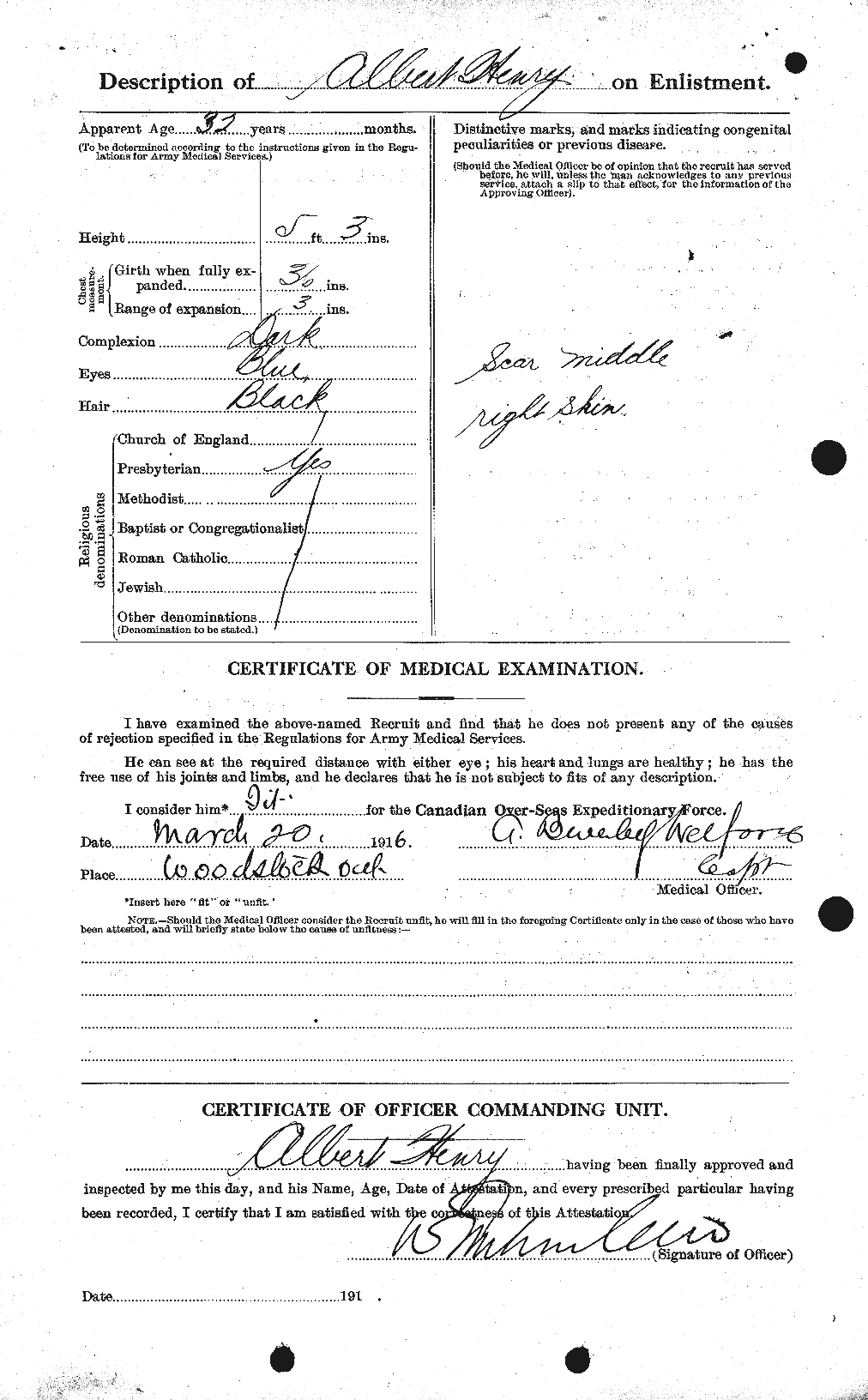Personnel Records of the First World War - CEF 391647b