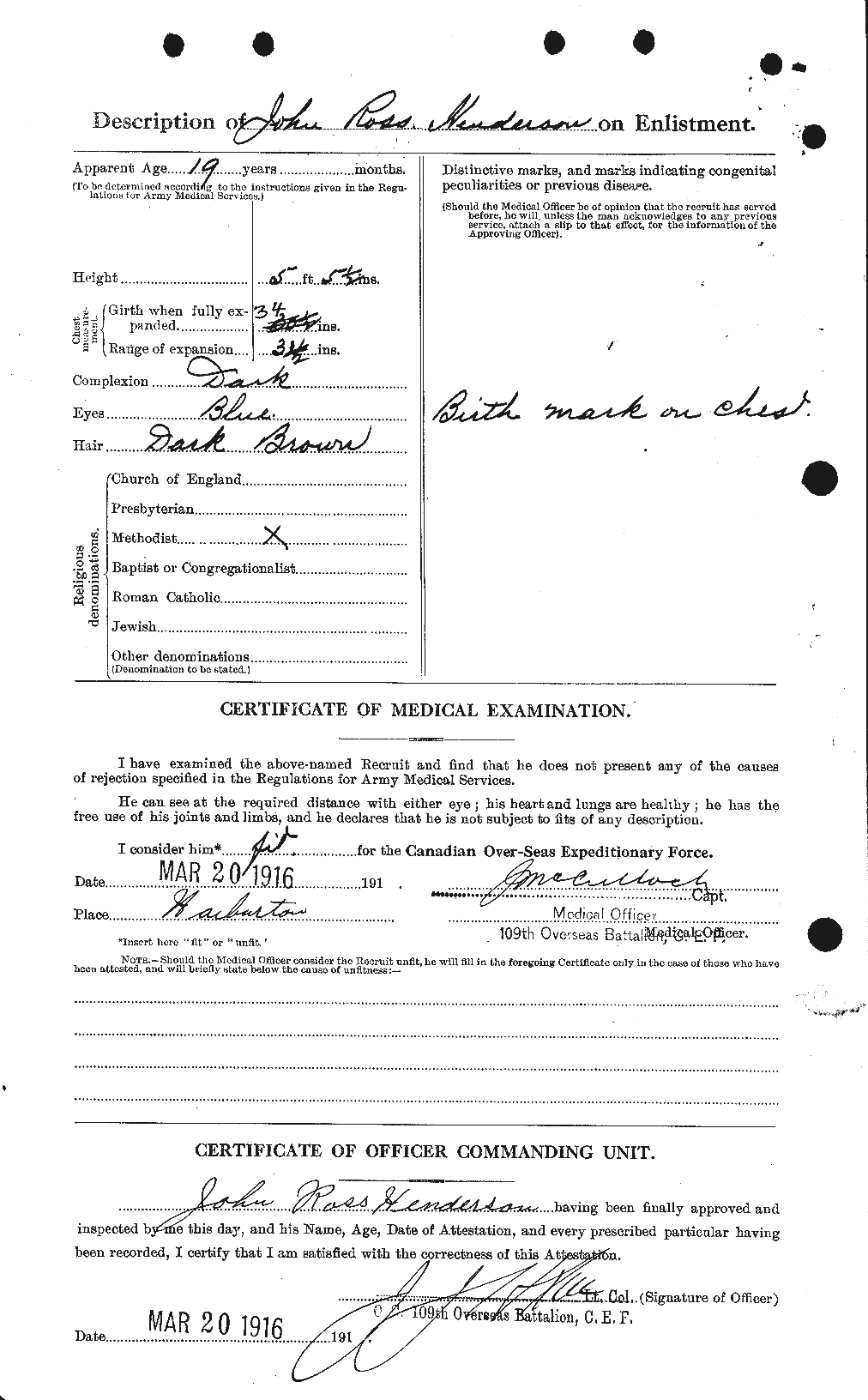 Personnel Records of the First World War - CEF 392554b