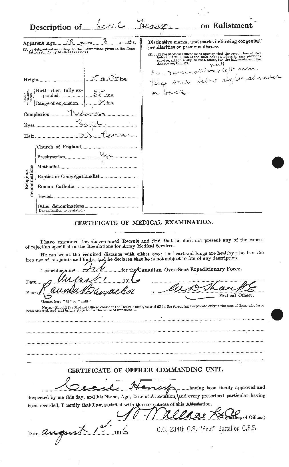 Personnel Records of the First World War - CEF 392796b