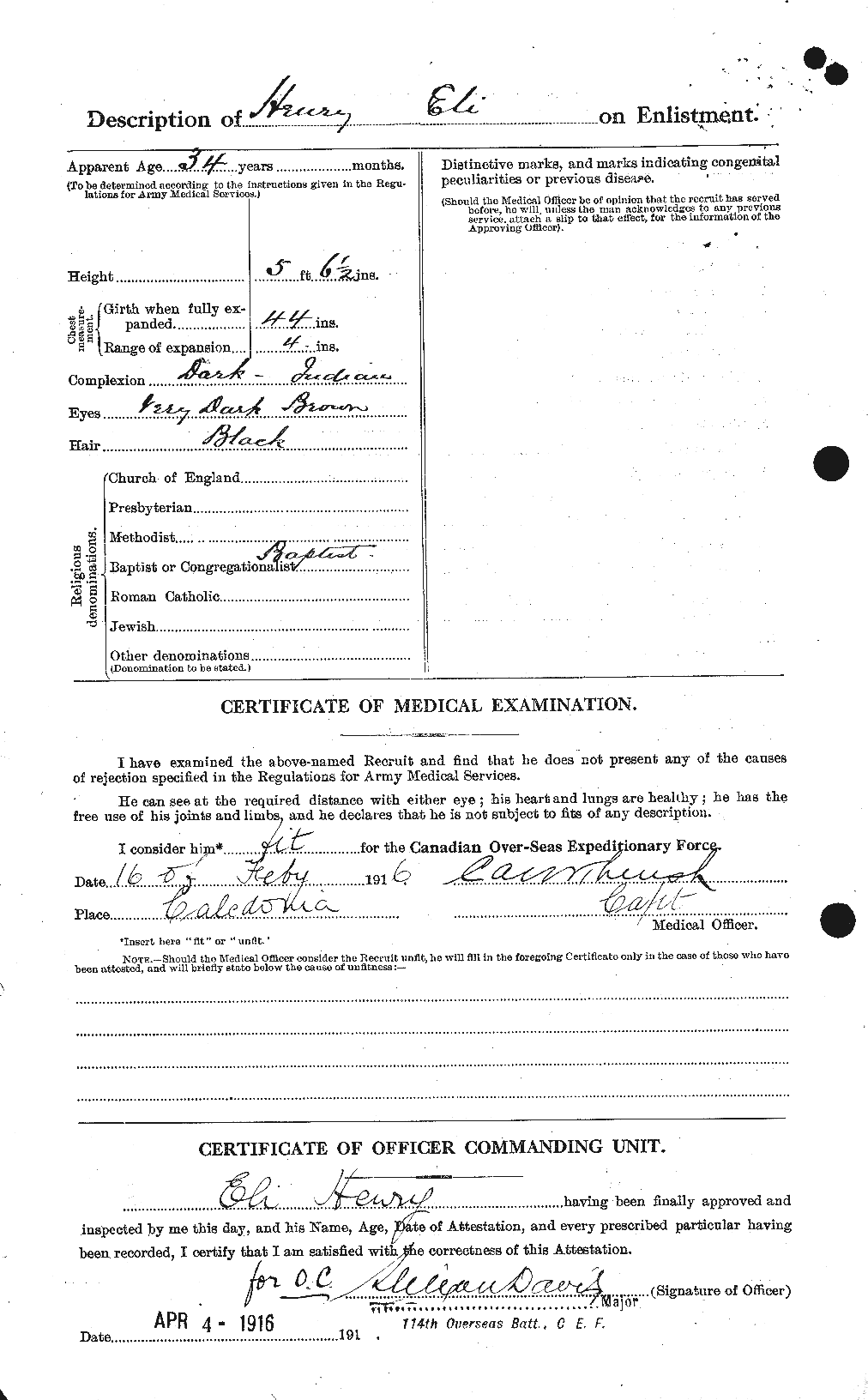 Personnel Records of the First World War - CEF 392842b