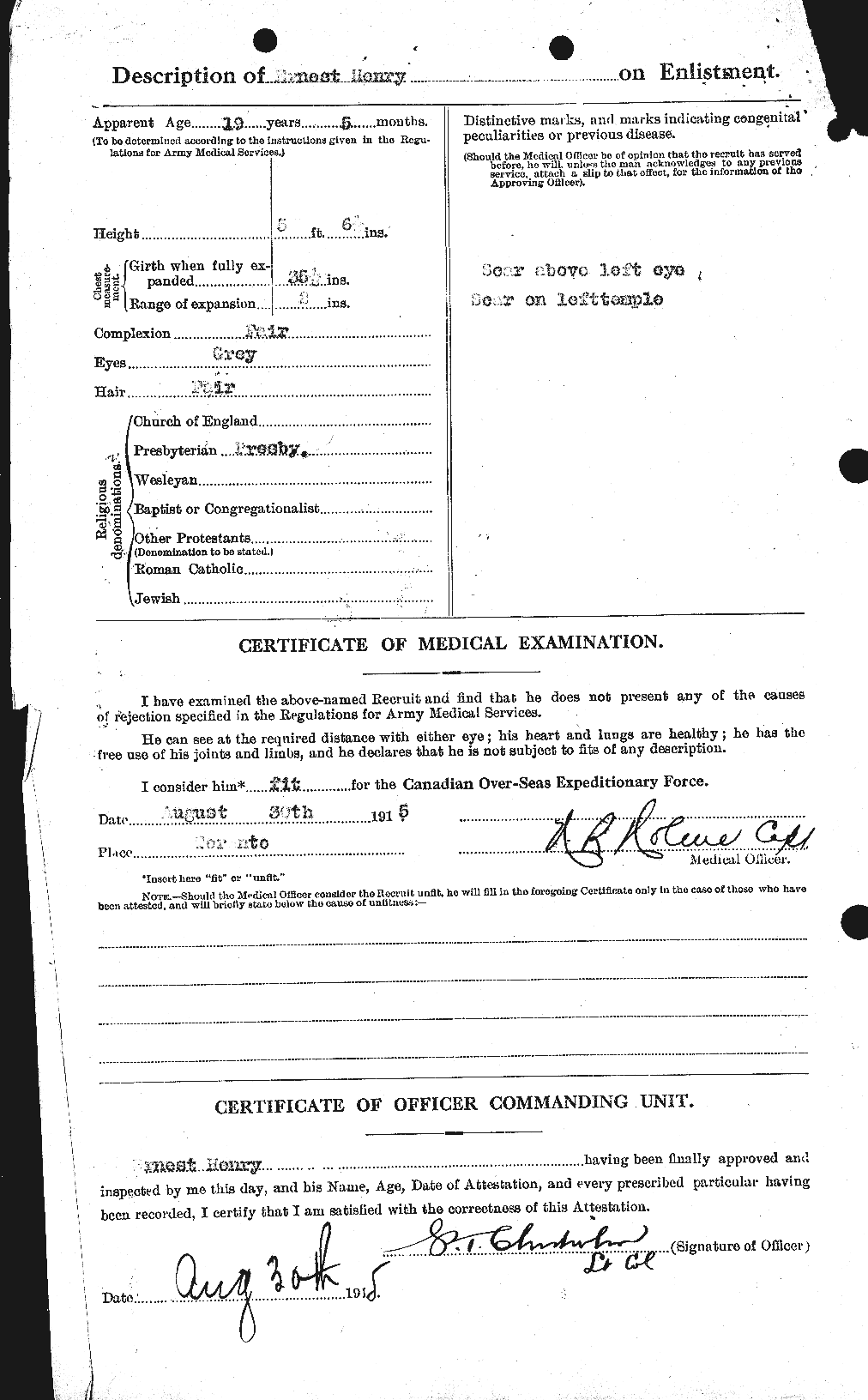 Personnel Records of the First World War - CEF 392848b