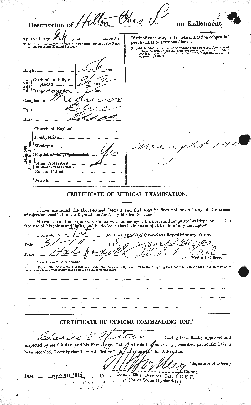 Personnel Records of the First World War - CEF 393213b