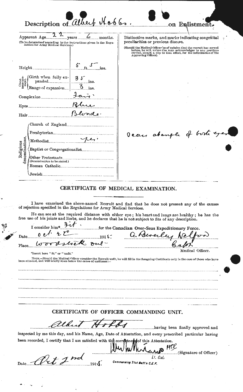 Personnel Records of the First World War - CEF 394900b