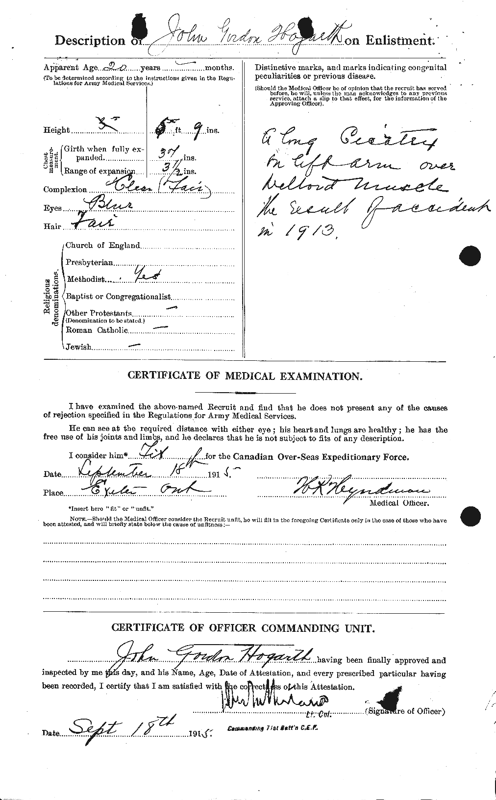 Personnel Records of the First World War - CEF 395156b