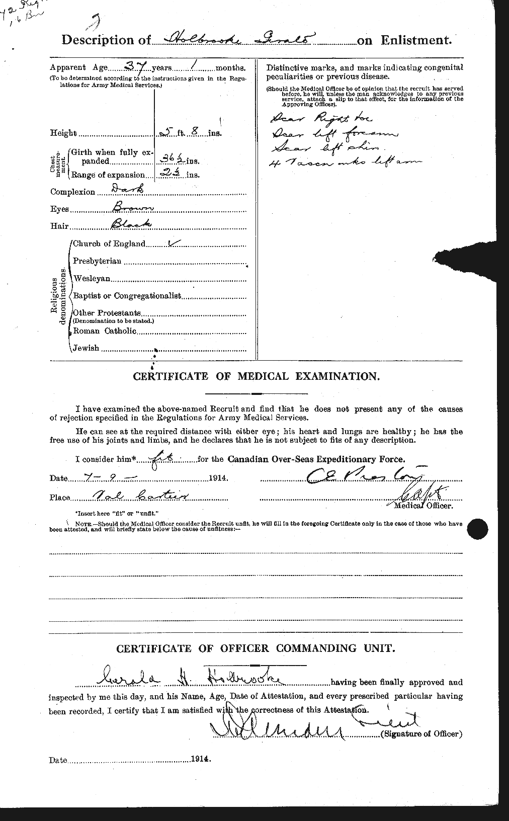 Personnel Records of the First World War - CEF 396618b