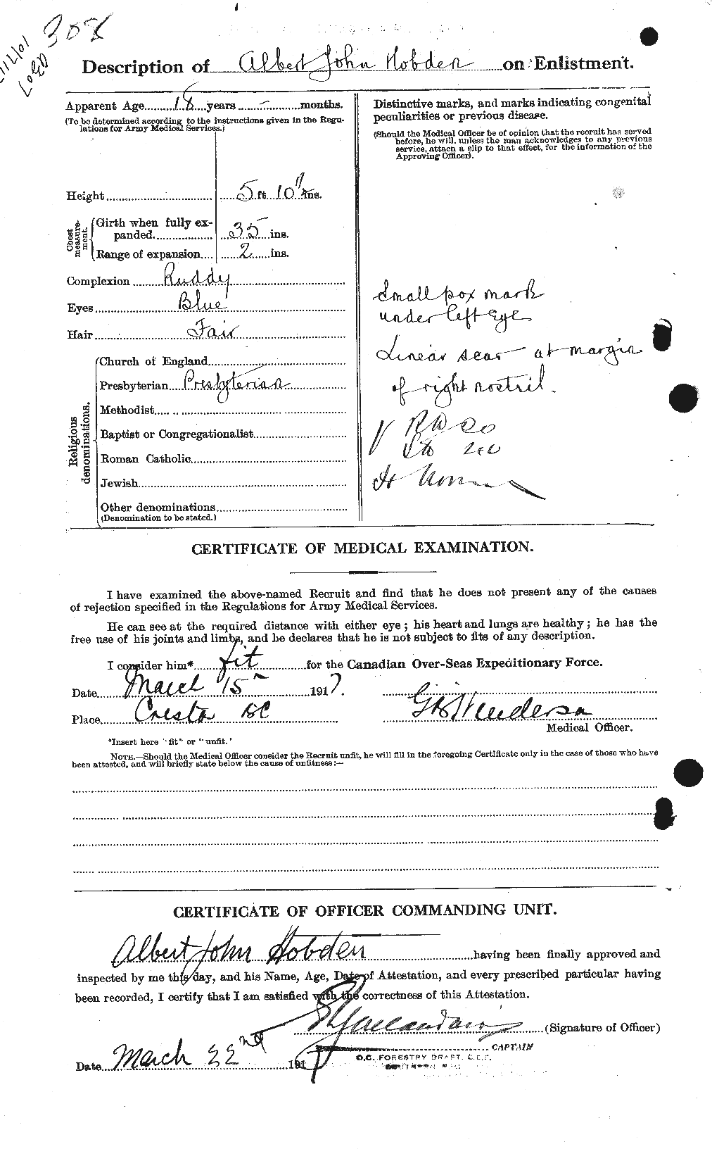 Personnel Records of the First World War - CEF 397533b