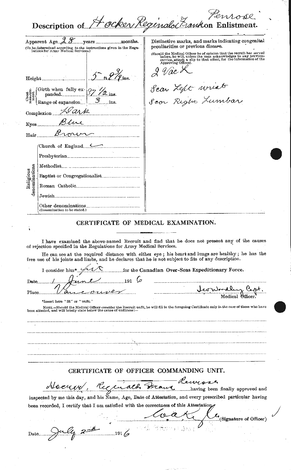 Personnel Records of the First World War - CEF 397682b