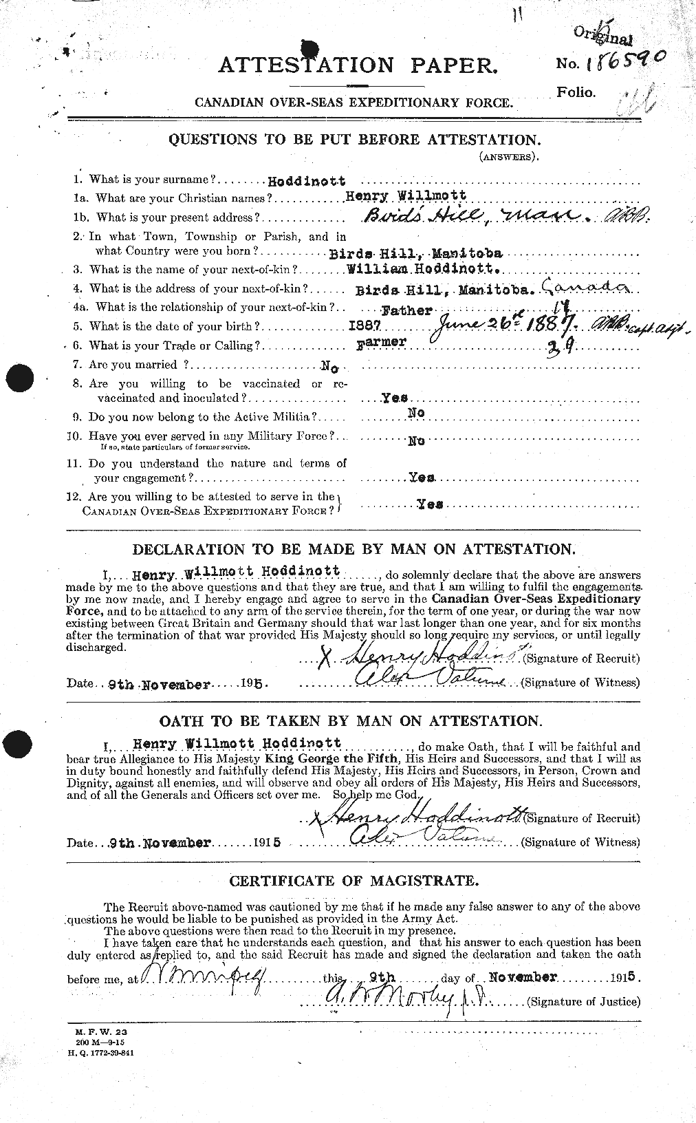 Personnel Records of the First World War - CEF 397812a