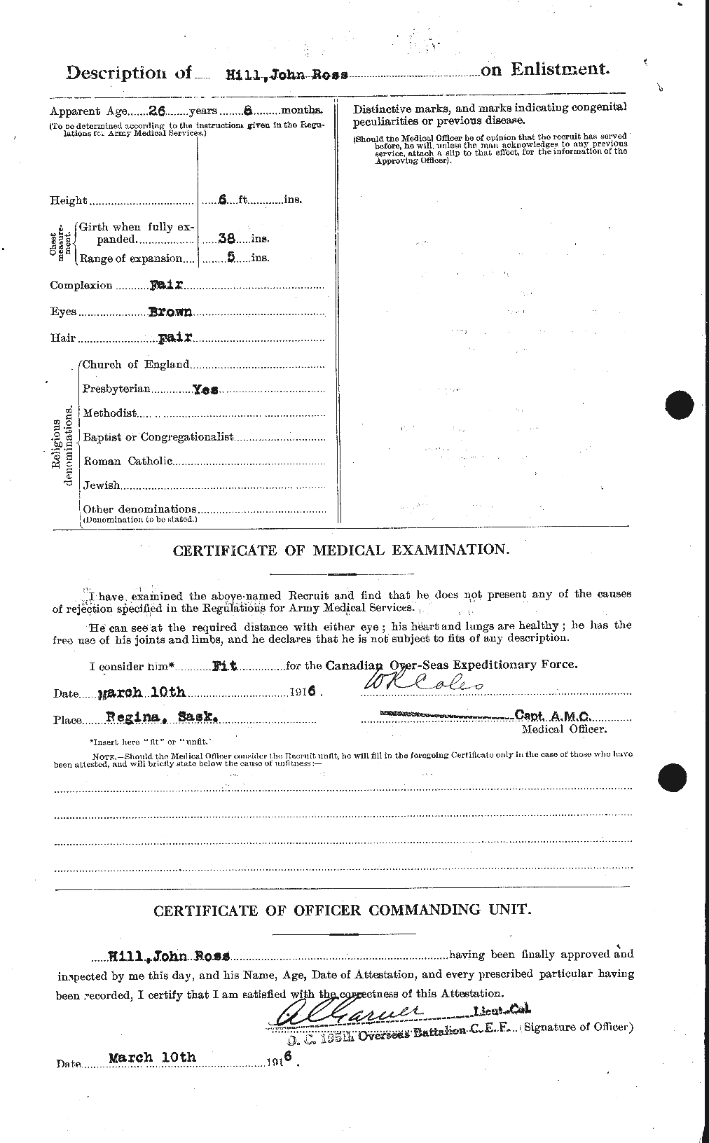 Personnel Records of the First World War - CEF 398790b