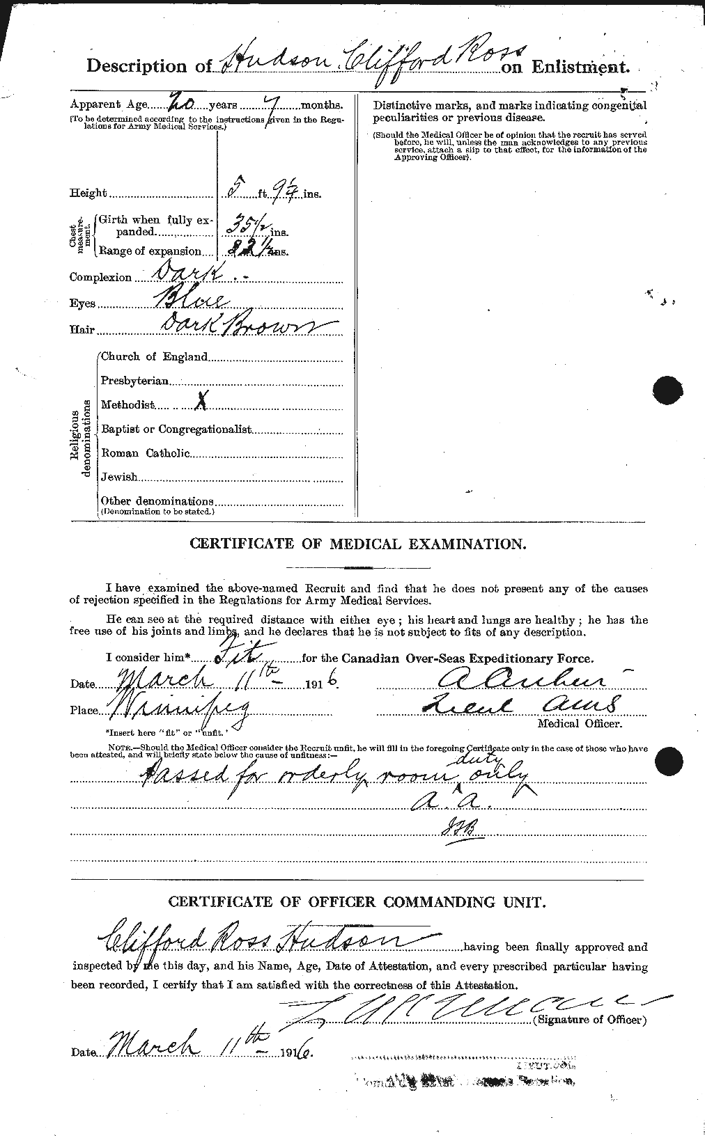 Personnel Records of the First World War - CEF 398882b