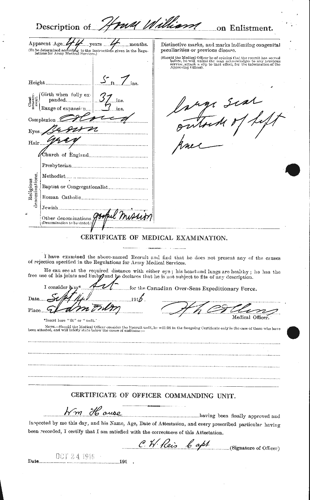 Personnel Records of the First World War - CEF 400589b