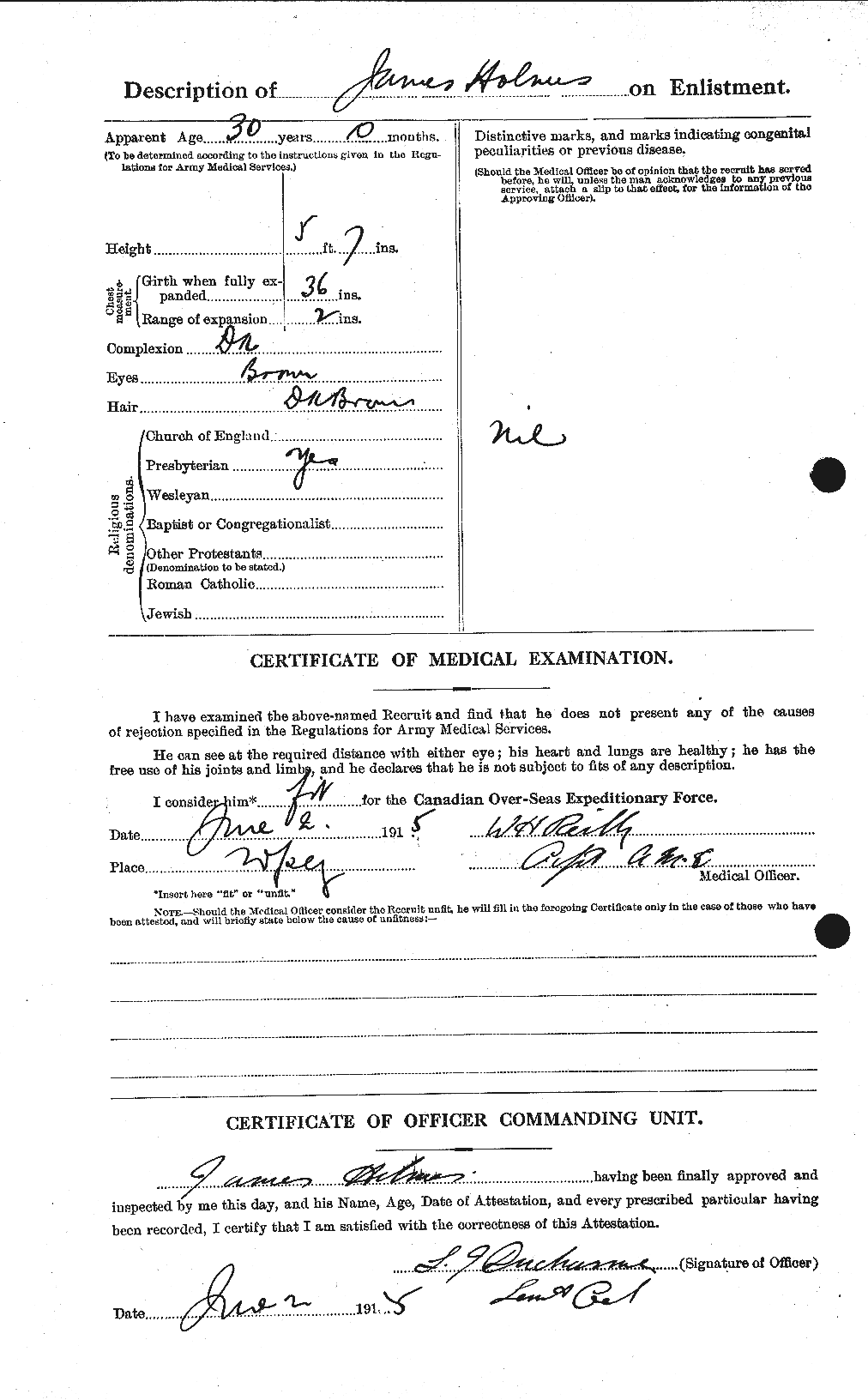 Personnel Records of the First World War - CEF 401762b