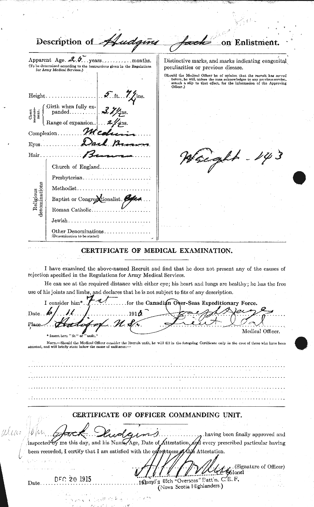 Personnel Records of the First World War - CEF 401881b