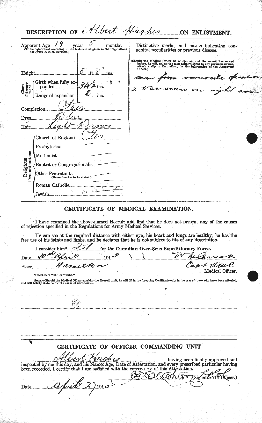 Personnel Records of the First World War - CEF 402525b