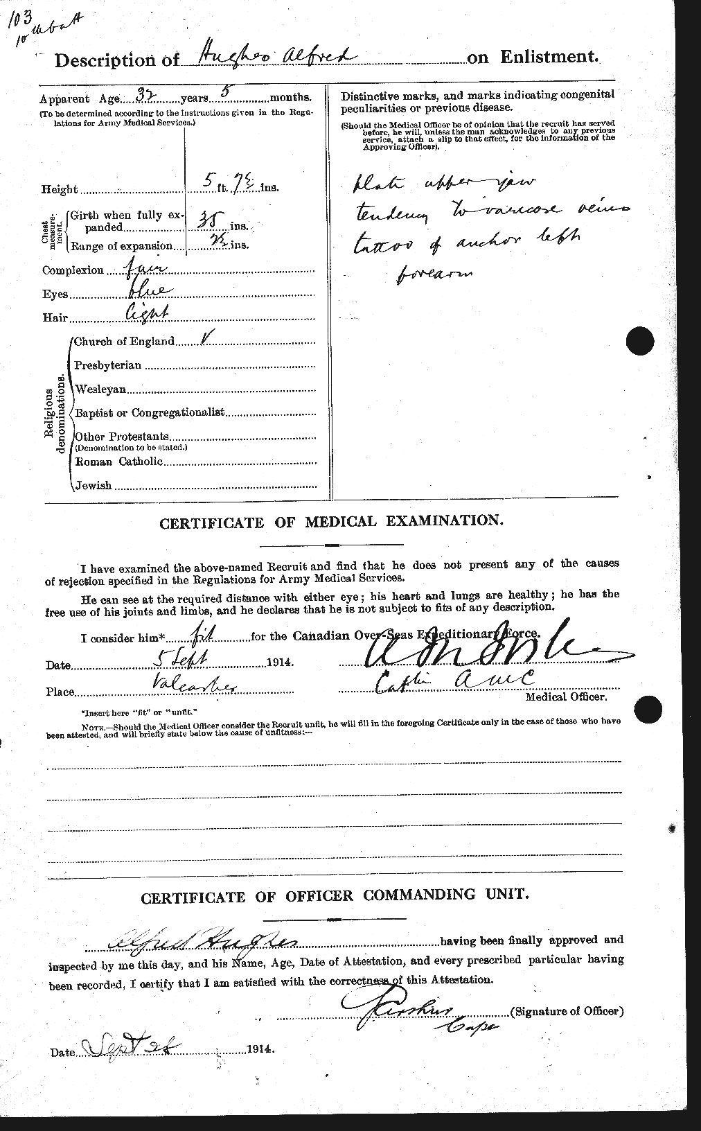 Personnel Records of the First World War - CEF 402535b