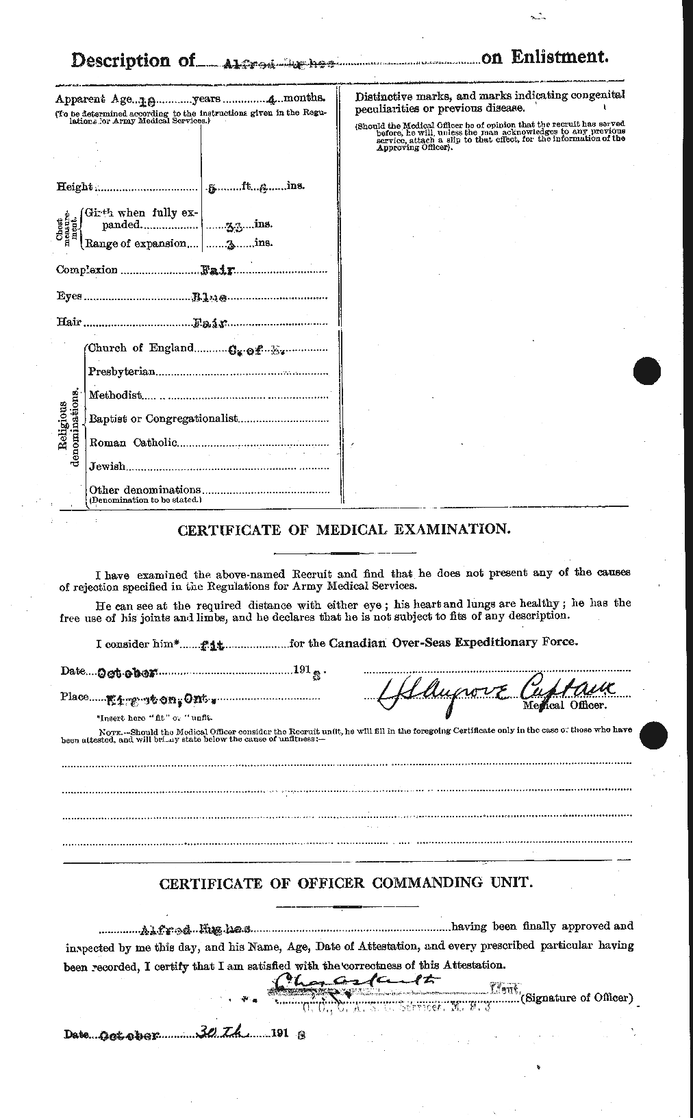 Personnel Records of the First World War - CEF 402537b