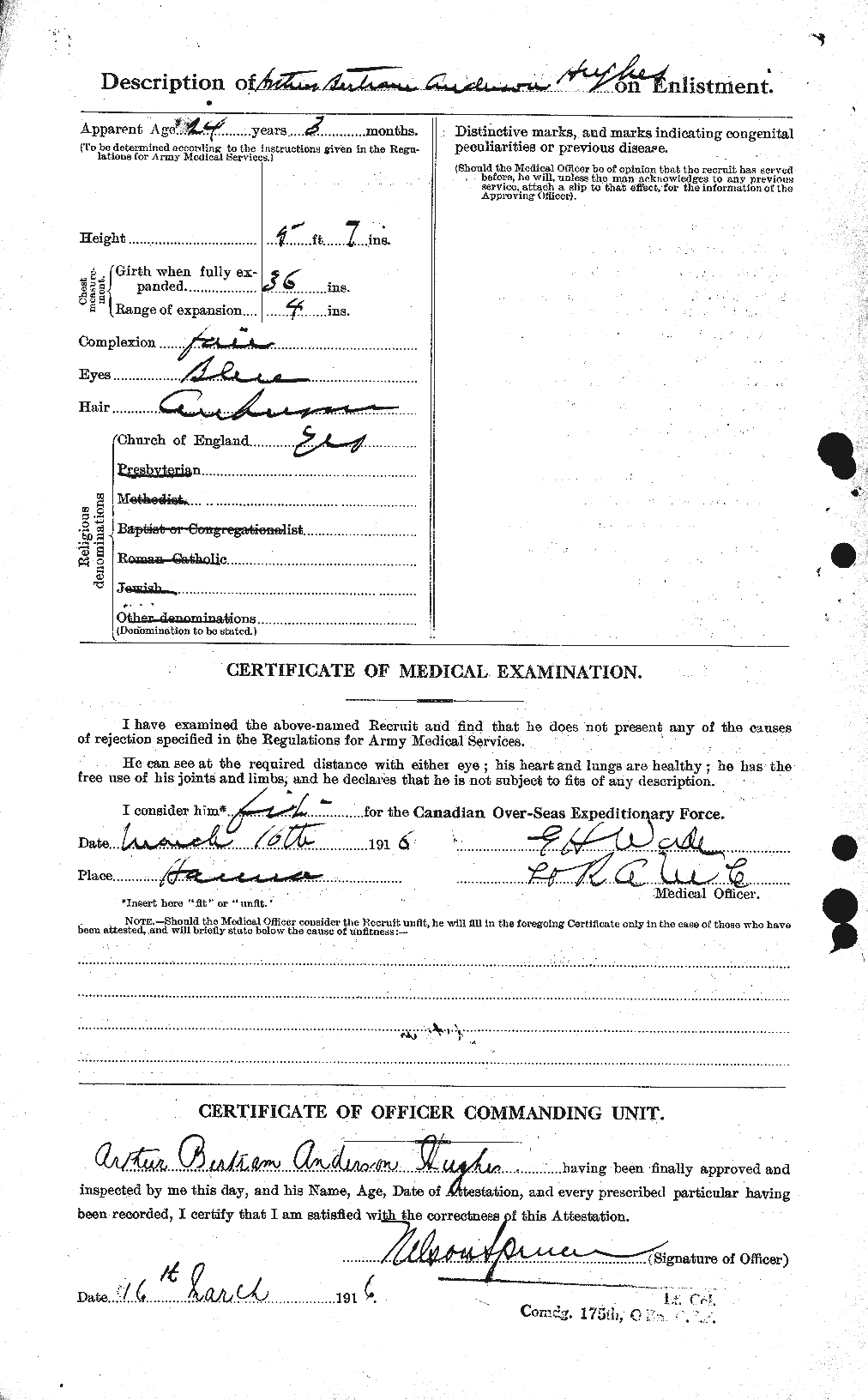 Personnel Records of the First World War - CEF 402563b
