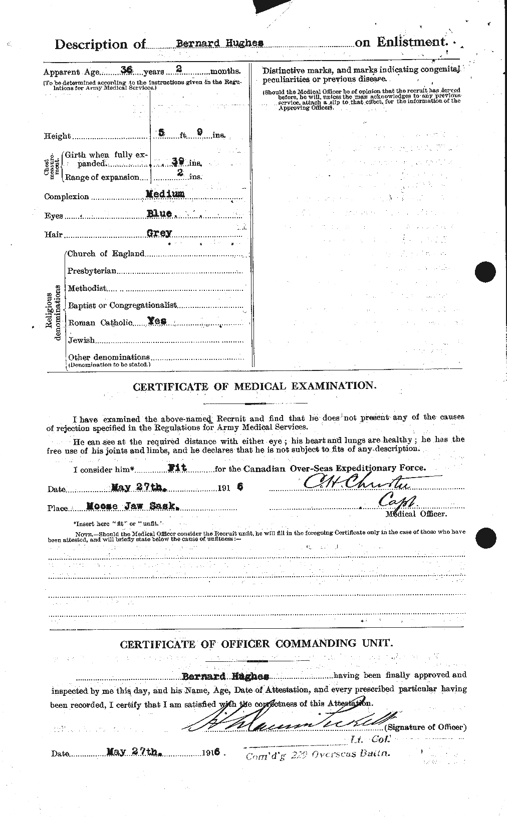 Personnel Records of the First World War - CEF 402583b
