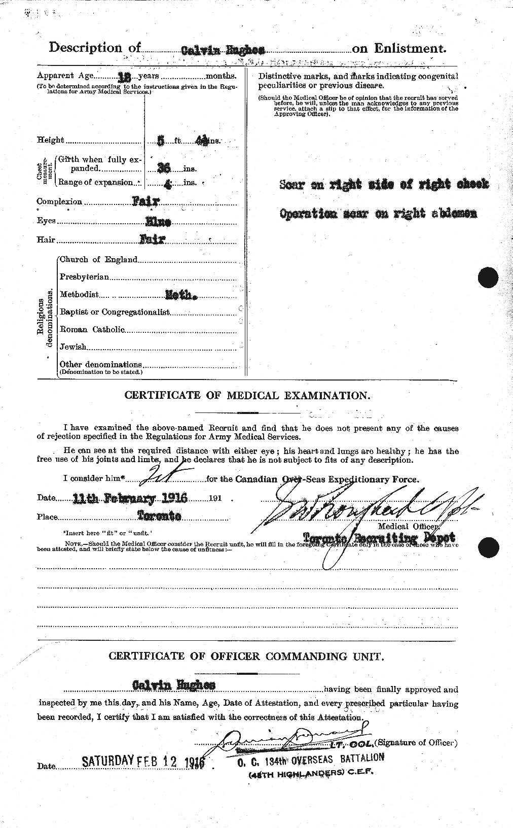 Personnel Records of the First World War - CEF 402591b