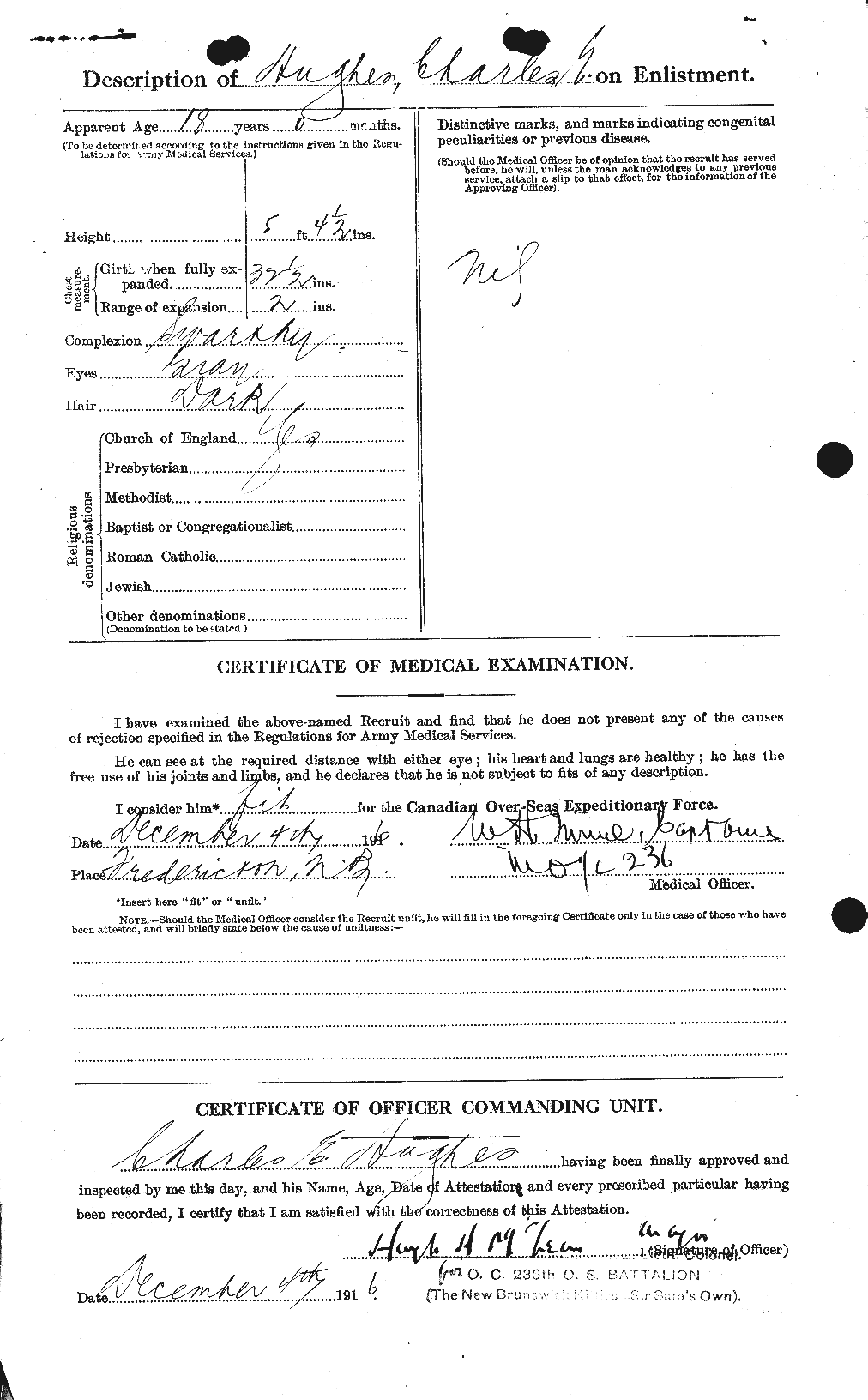 Personnel Records of the First World War - CEF 402604b