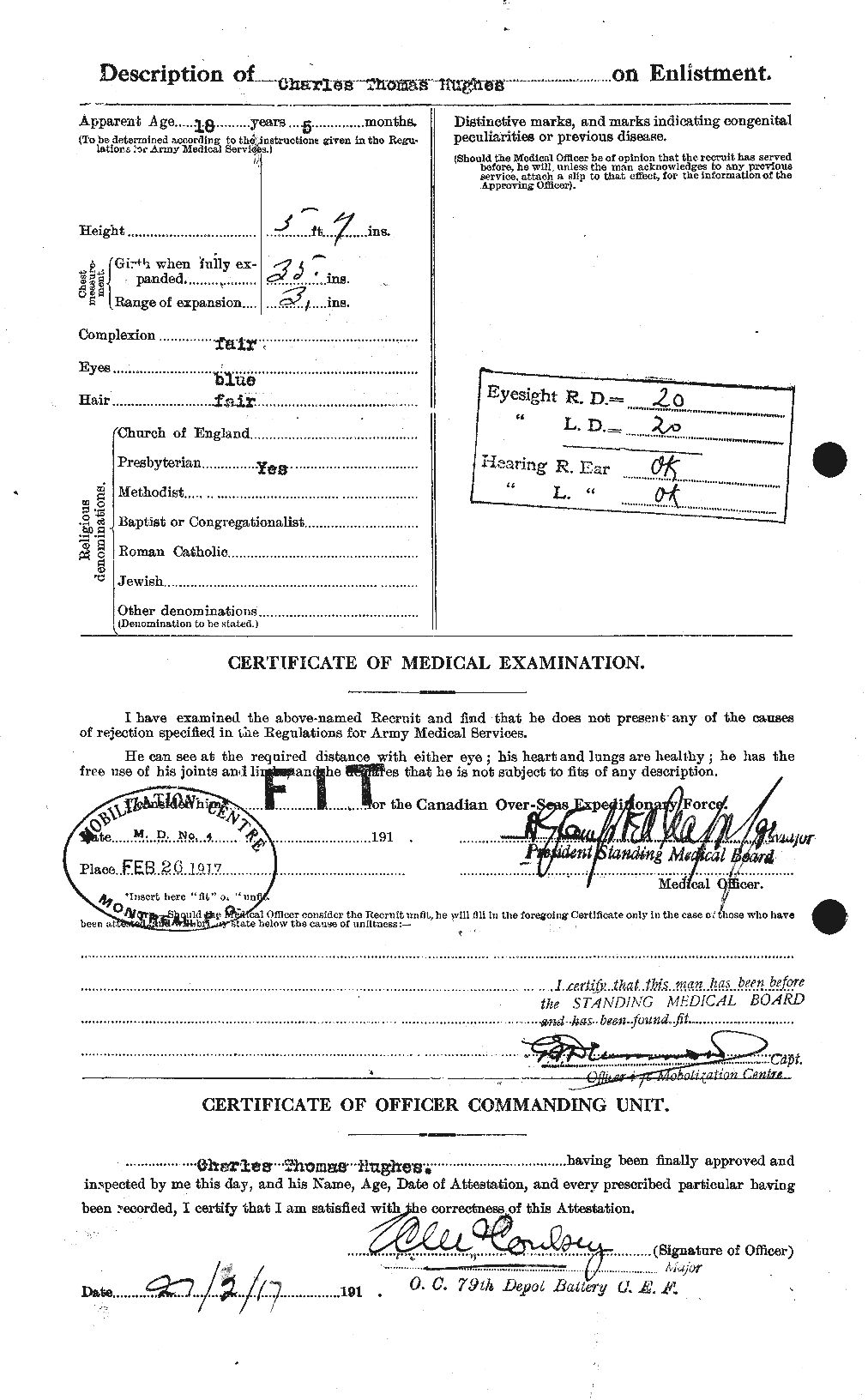 Personnel Records of the First World War - CEF 402614b