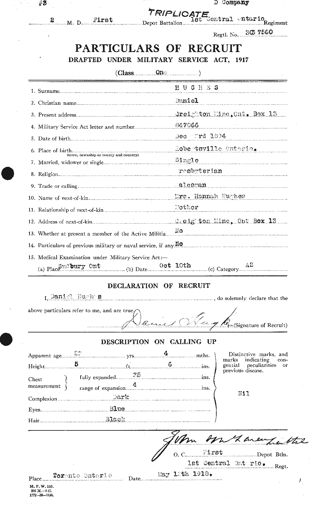 Personnel Records of the First World War - CEF 402639a