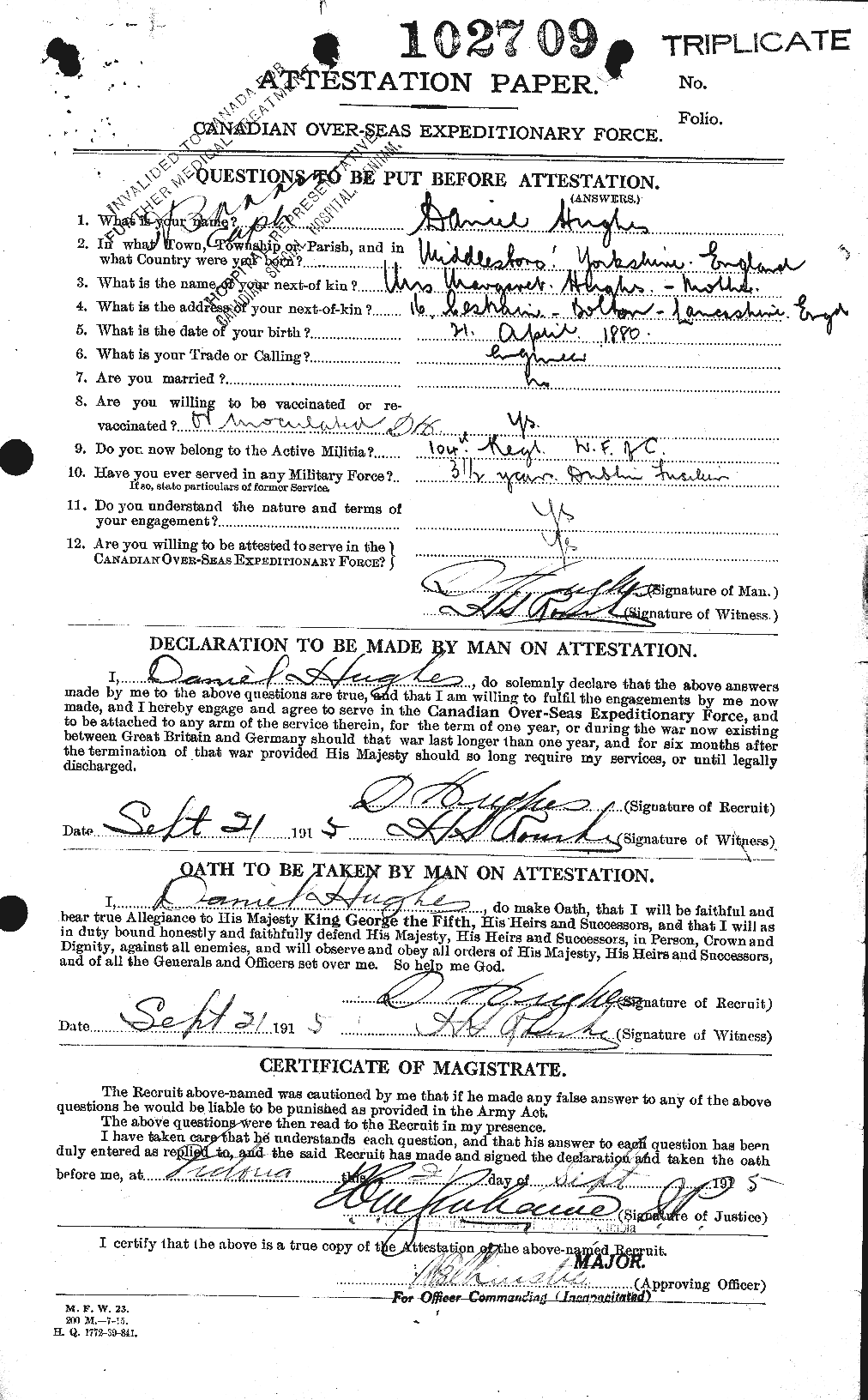 Personnel Records of the First World War - CEF 402642a