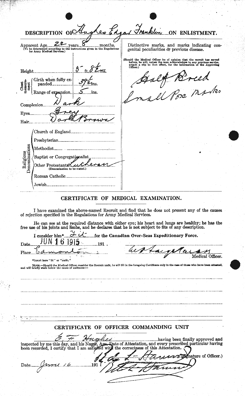 Personnel Records of the First World War - CEF 402659b