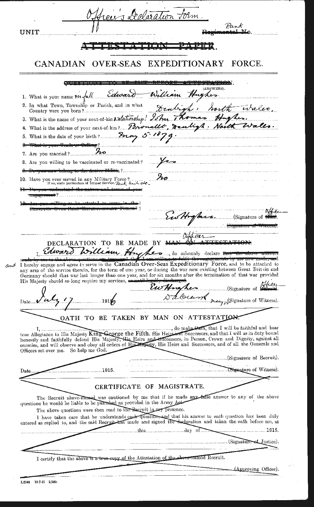 Personnel Records of the First World War - CEF 402693a