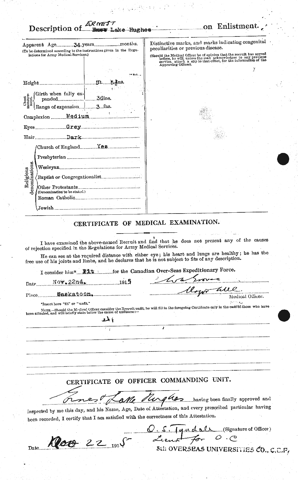 Personnel Records of the First World War - CEF 402716b