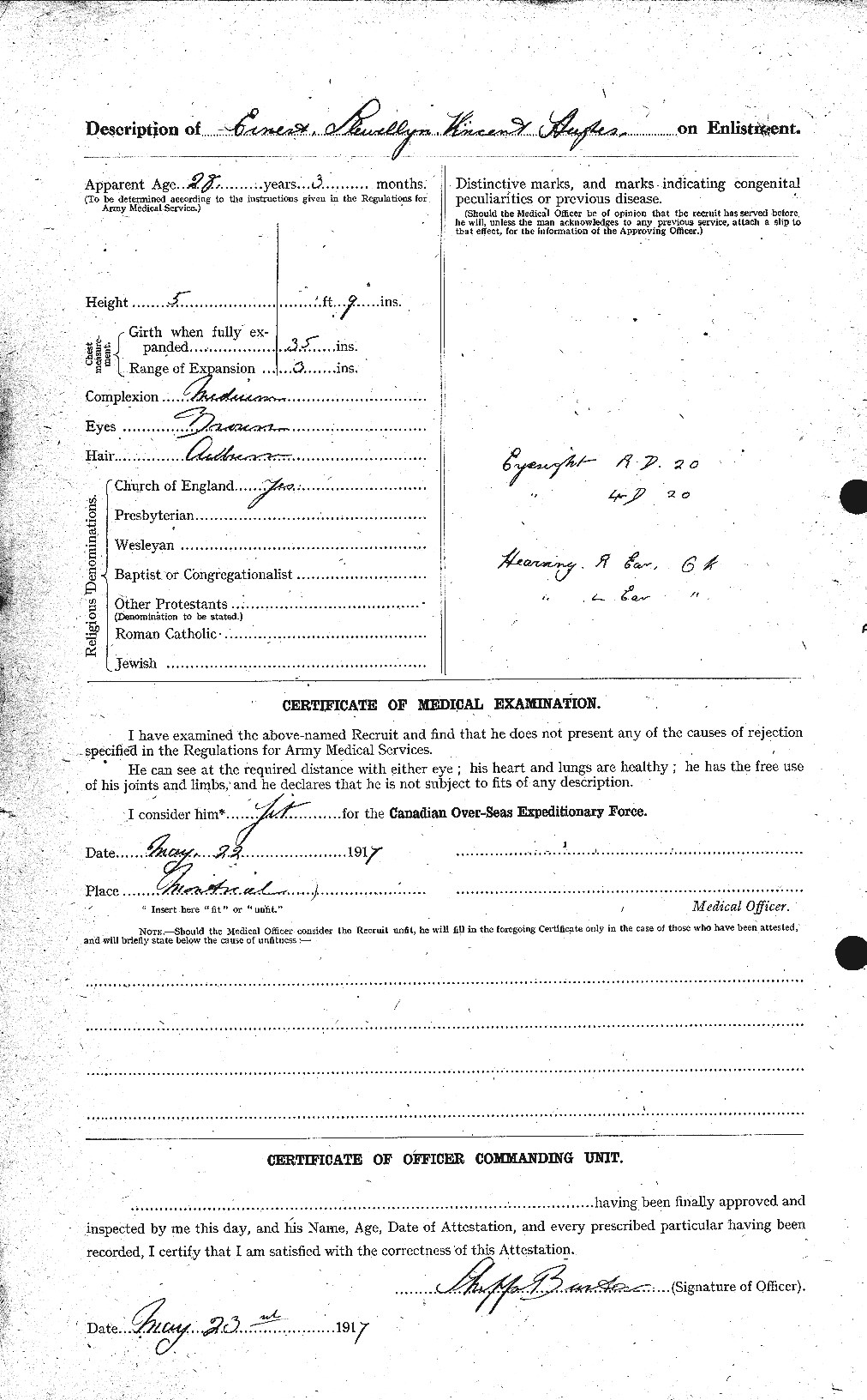 Personnel Records of the First World War - CEF 403754b