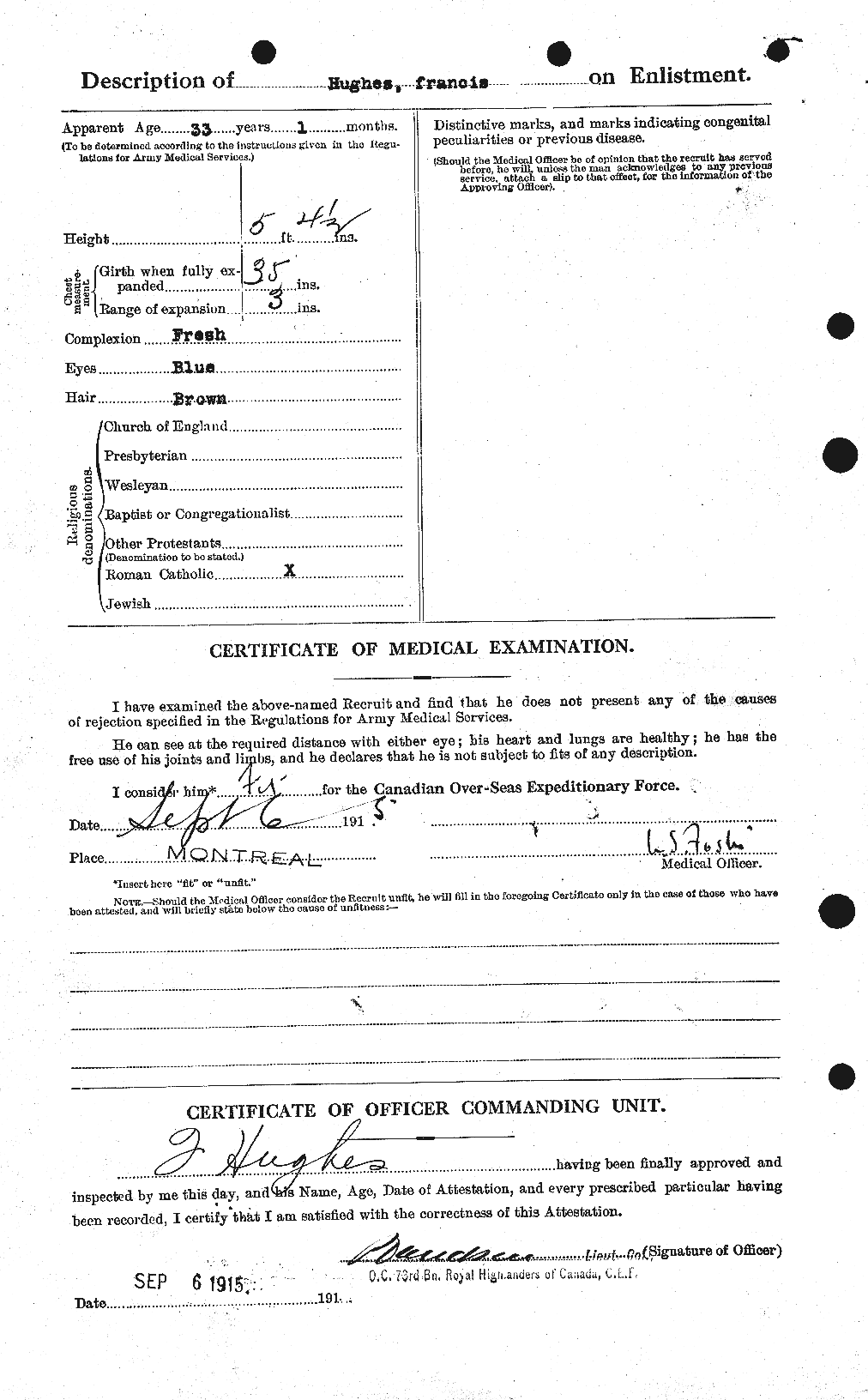 Personnel Records of the First World War - CEF 403764b